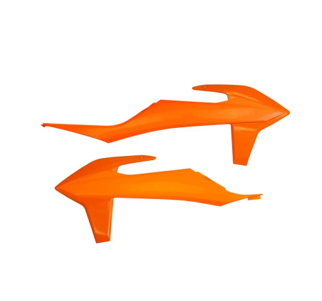 Ouïes de radiateur UFO Orange pour KTM SX/SX-F 125/250/350/450 2019 à 2022