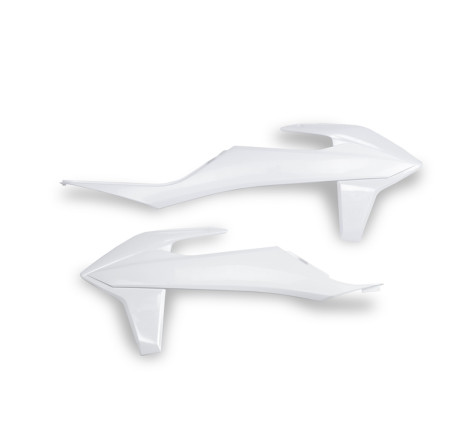 Ouïes de radiateur UFO Blanc pour KTM SX/SX-F 125/250/350/450 2019 à 2022