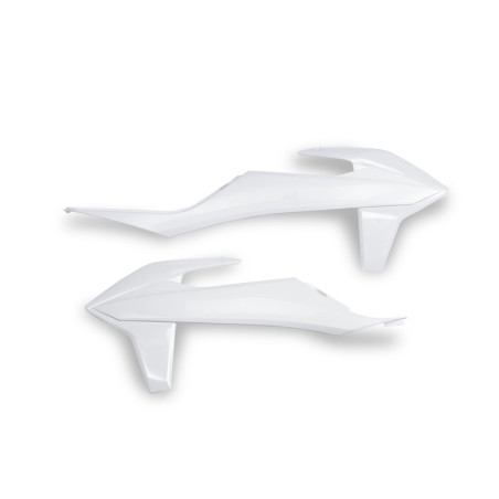 Ouïes de radiateur UFO Blanc pour KTM SX/SX-F 125/250/350/450 2019 à 2022