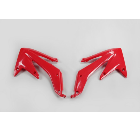 Ouïes de Radiateur UFO Rouge pour Honda CRF 450 2005 à 2008