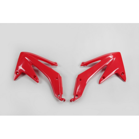 Ouïes de Radiateur UFO Rouge pour Honda CRF 450 2005 à 2008