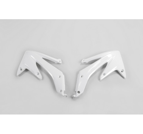 Ouïes de radiateur UFO Blanc pour Honda CRF 450 2005 à 2008