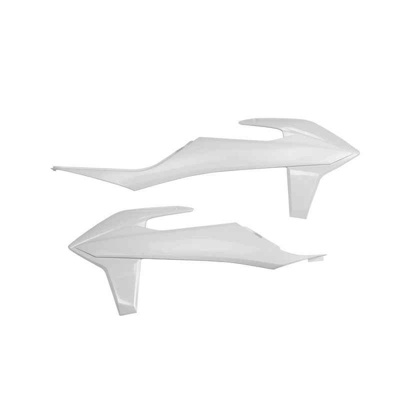 Ouïes de radiateur UFO Blanc pour KTM SX/SX-F 125/250/350/450 2019 à 2022