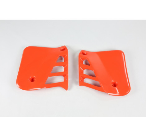 Ouïes de radiateur UFO Orange pour Honda CR 250 1987
