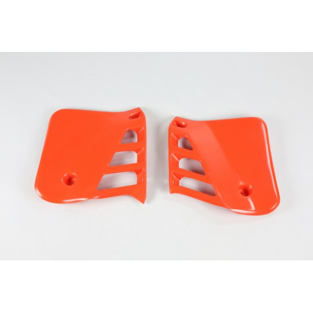 Ouïes de radiateur UFO Orange pour Honda CR 250 1987