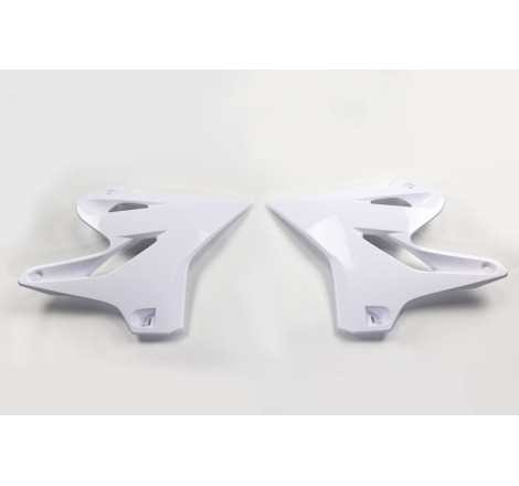 Ouïes de radiateur UFO Blanc pour Yamaha YZ 125/250