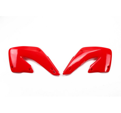 Ouïes de radiateur UFO Rouge pour Honda CR 125/250 2000 à 2001