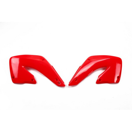Ouïes de radiateur UFO Rouge pour Honda CR 125/250 2000 à 2001