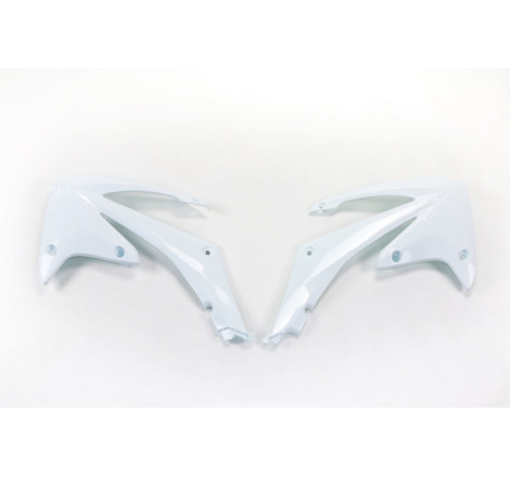 Ouïes de radiateur UFO Blanc pour Honda CRF 250/450