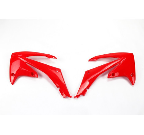Ouïes de radiateur UFO Rouge pour Honda CRF 250/450