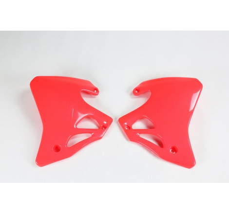 Ouïes de radiateur UFO Rouge pour Honda CR 125/250
