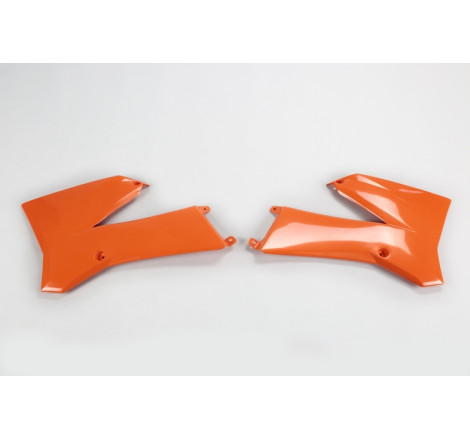 Ouïes de radiateur UFO Orange pour KTM 85 SX 2006 à 2012