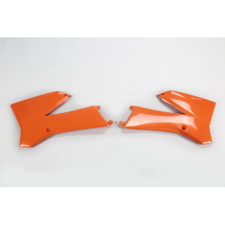 Ouïes de radiateur UFO Orange pour KTM 85 SX 2006 à 2012