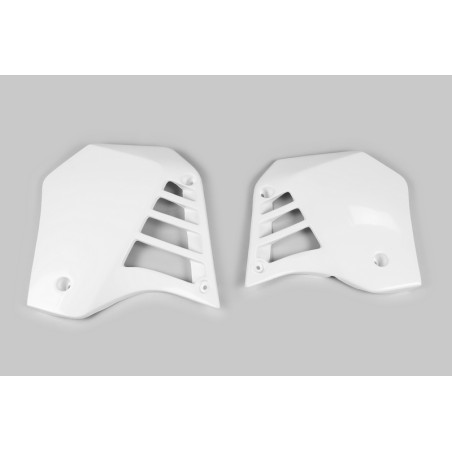 Ouïes de radiateur UFO Blanc pour Yamaha YZ 125 1987 à 1988