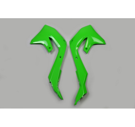 Ouïes de radiateur UFO Vert pour Kawasaki KX-F 250/450