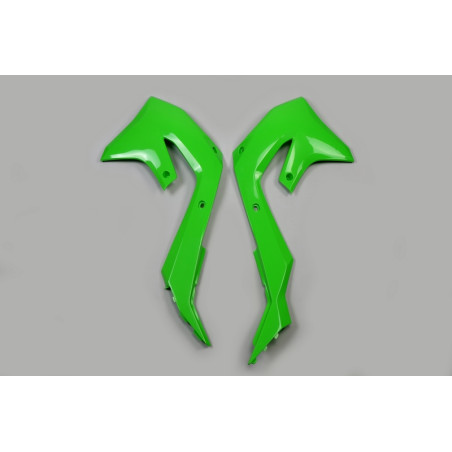 Ouïes de radiateur UFO Vert pour Kawasaki KX-F 250/450