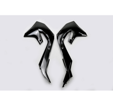 Ouïes de radiateur UFO Noir pour Kawasaki KX-F 250/450