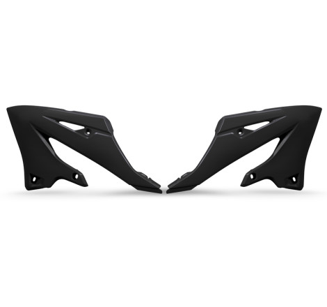 Ouïes de radiateur UFO Noir pour Yamaha YZ 125/250 2022 à 2025