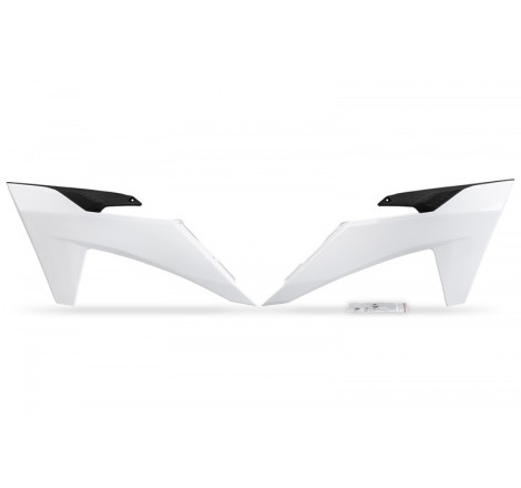 Ouïes de radiateur UFO Blanc pour KTM SX/SX-F 125/250/350/450 2023 à 2024