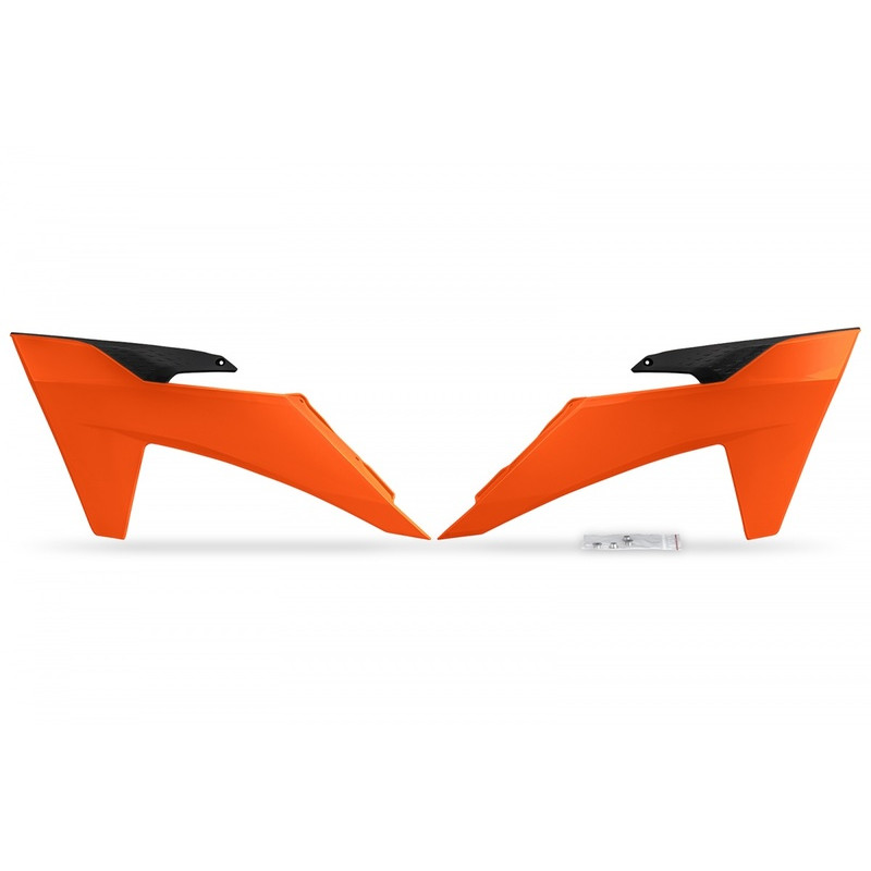 Ouïes de radiateur UFO Orange pour KTM SX/SX-F 125/250/350/450 2023 à 2024