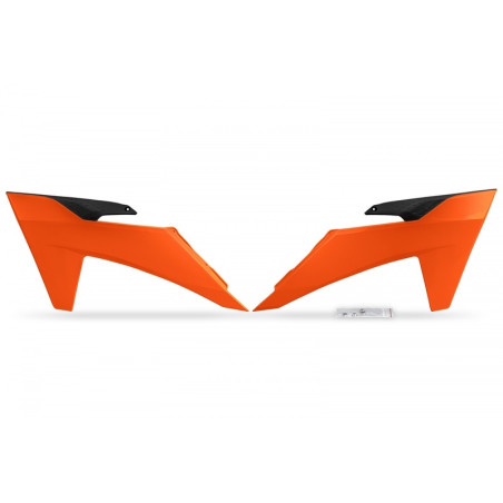 Ouïes de radiateur UFO Orange pour KTM SX/SX-F 125/250/350/450 2023 à 2024
