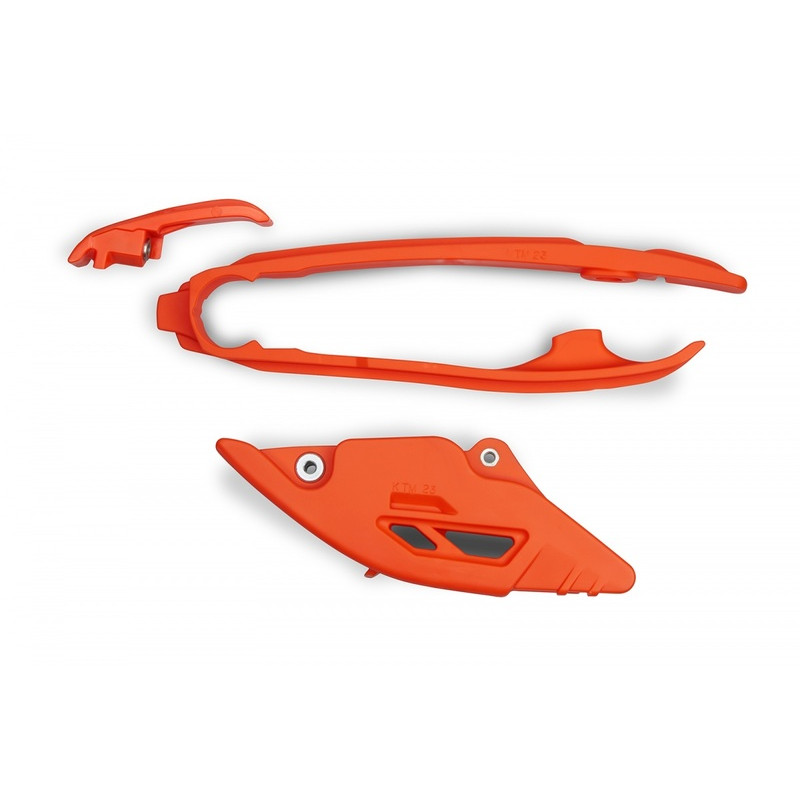 Kit guide chaîne + patin de bras oscillant UFO 125/250/350/450 SX/SX-F 2023 à 2025