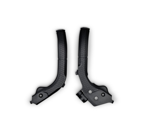 Protection de cadre UFO noire GasGas MC / MC-F 125 à 450 (2021–2023)
