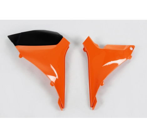 Caches boîte à air UFO orange 125/250/350/450 SX/SX-F