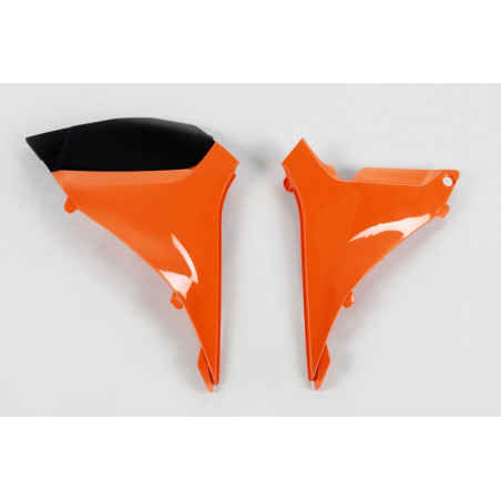 Caches boîte à air UFO orange 125/250/350/450 SX/SX-F
