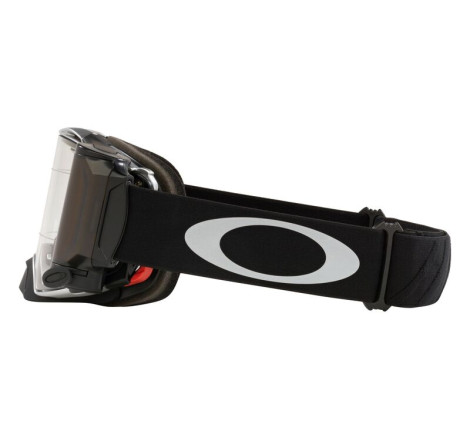 Masque OAKLEY Airbrake MX - Tuff Blocks Black Gunmetal écran Race-Ready Roll-Off clair