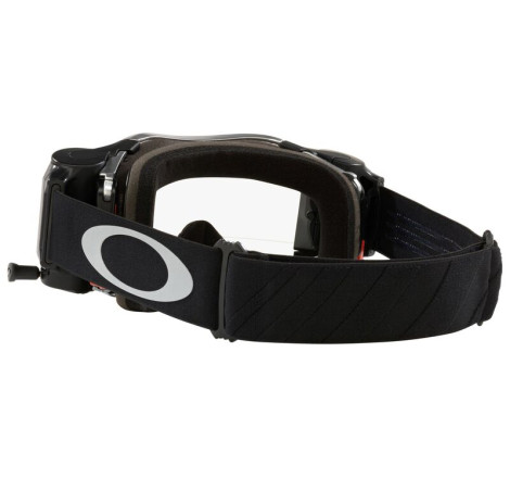 Masque OAKLEY Airbrake MX - Tuff Blocks Black Gunmetal écran Race-Ready Roll-Off clair