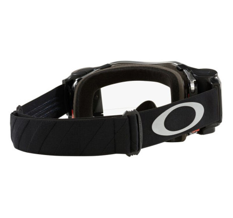 Masque OAKLEY Airbrake MX - Tuff Blocks Black Gunmetal écran Race-Ready Roll-Off clair