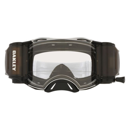 Masque OAKLEY Airbrake MX Tuff Blocks White – écran Race-Ready Roll-Off clair