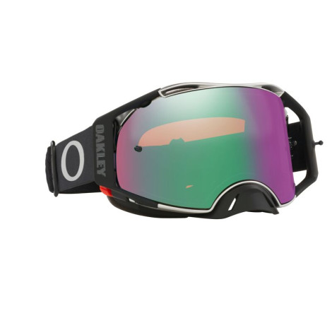 Masque OAKLEY Airbrake MX Tuff Blocks Black Gunmetal – écran Prizm™ MX Jade