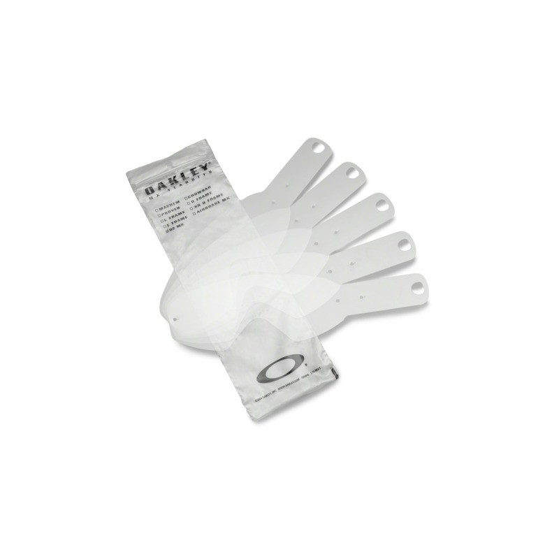 Pack 25 tear-offs OAKLEY O-FRAME 2.0 Pro MX, transparent