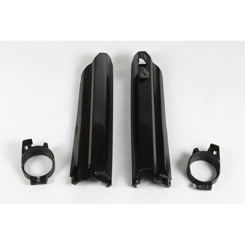 Protections de fourche UFO noires Yamaha YZ 125 / 250 (1996–2004)