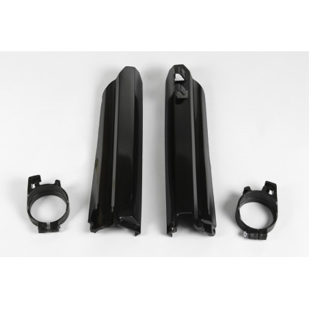 Protections de fourche UFO noires Yamaha YZ 125 / 250 (1996–2004)
