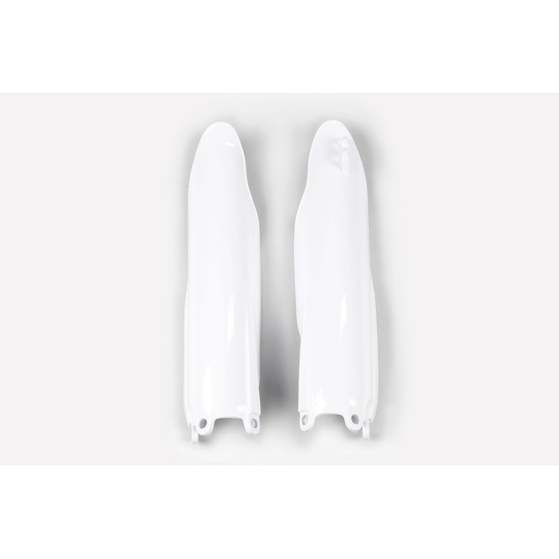 Protections de fourche UFO blanches Yamaha YZ / YZ-F 125 à 450