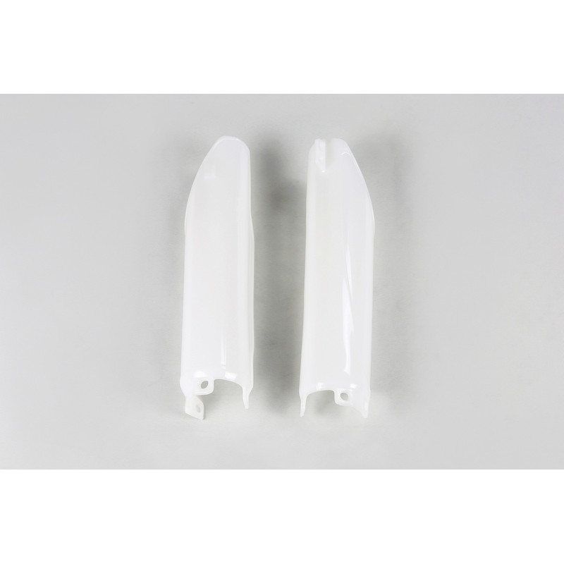 Protections de fourche UFO blanches Honda CR 125 / 250 / 500 (1991–1997)