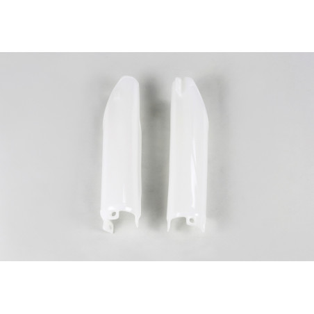 Protections de fourche UFO blanches Honda CR 125 / 250 / 500 (1991–1997)