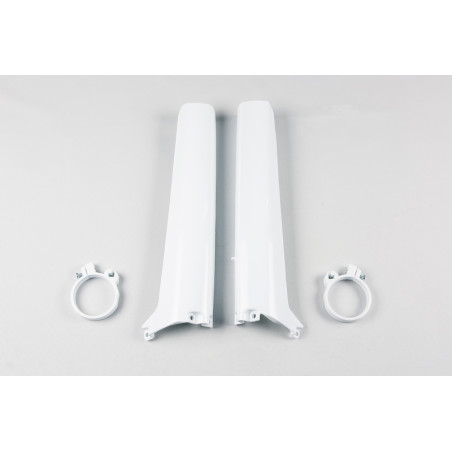 Protections de fourche UFO blanches Suzuki RM 125 / 250 (1992–1993)
