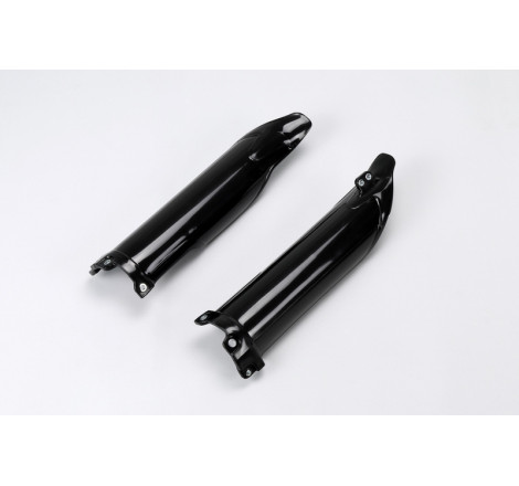 Protections de fourche UFO noires Kawasaki KX-F 250 / 450 (2009–2025)