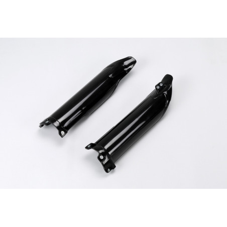 Protections de fourche UFO noires Kawasaki KX-F 250 / 450 (2009–2025)
