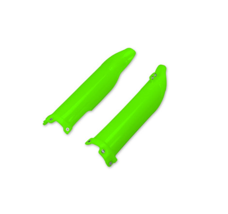 Protections de fourche UFO vert fluo Kawasaki KX-F 250 / 450 (2009–2025)