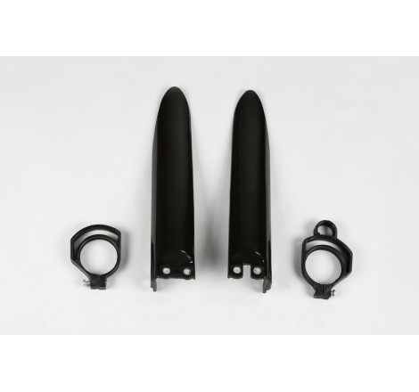 Protections de fourche UFO noires Kawasaki KX 85 (2001–2013)