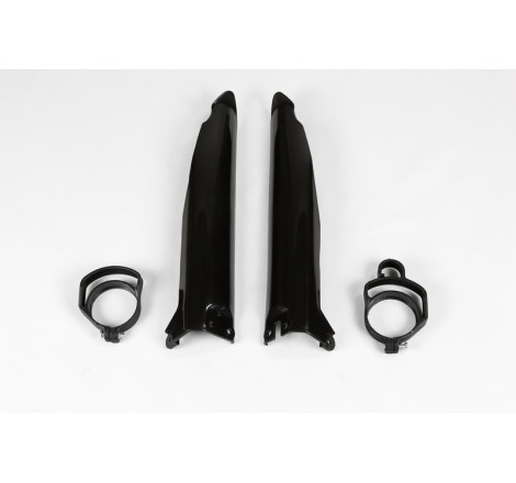 Protections de fourche UFO noires Kawasaki KX 125 / 250 / 500 (1994–2003)