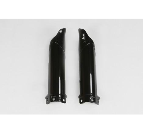 Protections de fourche UFO noires Kawasaki KX 85 (2014–2024)