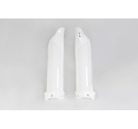 Protections de fourche UFO blanches Kawasaki KX 85 (2014–2024)