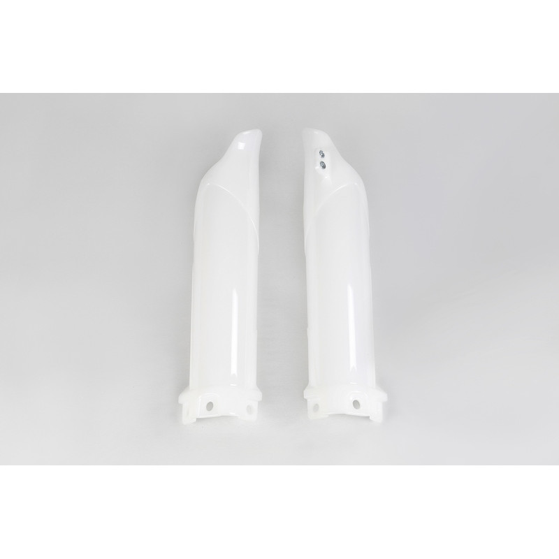 Protections de fourche UFO blanches Kawasaki KX 85 (2014–2024)