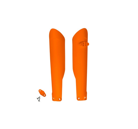 Protections de fourche UFO orange KTM SX / SX-F 125 à 450 (2015–2022)